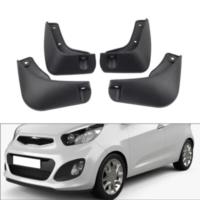 Wheel Mud Flaps Splash Guards For Kia Picanto 2011-2018 - Image 1 of 4