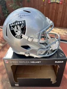Dave Casper Signed Raiders Full Size Speed Helmet W/HOF Inscrip TriStar COA Auto - Picture 1 of 7