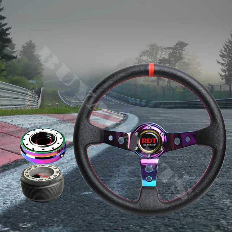 Kit de liberación rápida de buje de volante de plato profundo Neo cromado para Honda CRX 88-91 Foto 1 de 1