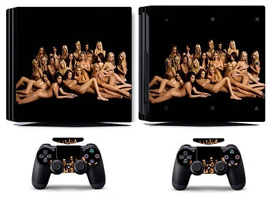 Girls 204 Vinyl Skin Sticker Cover for Sony PS4 Pro PlayStation 4 Pro Decals - Image 1 of 2