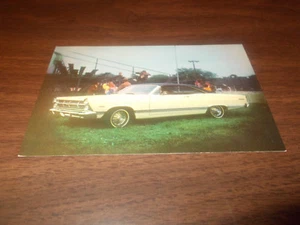 1967 Ford Fairlane 500 XL 2-Türer Hardtop Original Werbe Postkarte - Bild 1 von 1