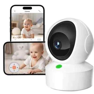 2K HD Video Baby Monitor with Camera & Audio WiFi Night Vision Motion Detection - Picture 1 of 6