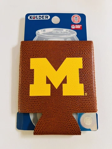 Michigan Wolverines NCAA Coozie 12oz Can Cooler Koozie Holder By Kolder football Cover