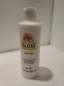 Plaid Apple Barrel Gloss - White, 8 oz. - Picture 1 of 2