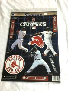  Fathead 17 Inch Sticker Wall Decal Set 2013 World Series Champions Red Sox  - Picture 1 of 1