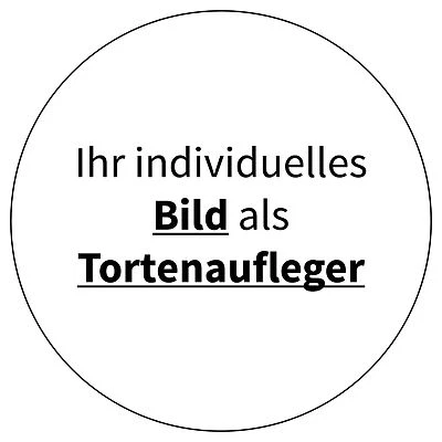 Tortenaufleger Fototorte individuell Einschulung Taufe rund - selber gestalten! - Bild 1 von 4