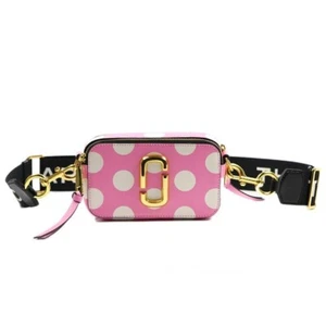 Marc Jacobs THE DOT SNAPSHOT Shoulder bag Pink W7.3"×H4.1"×D2.7" New without Tag - Picture 1 of 10