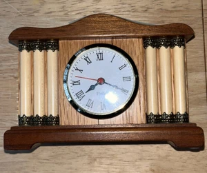 Handcrafted FISHER Wooden Clock From Lancaster, PA - Excellent Workmanship - Picture 1 of 4