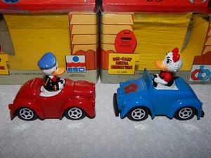ESCI CB Toys Diecast Walt Disney Donald & Daisy Duck Cars Set of 2 ~ Open Boxes - Picture 1 of 14