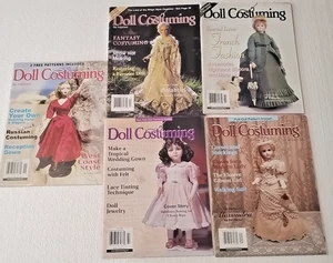 5 Puppen Kostüme LOT mit Mustern Jul Sep Nov 2001 Mär 2002 März 2003 Zeitschriften - Bild 1 von 6