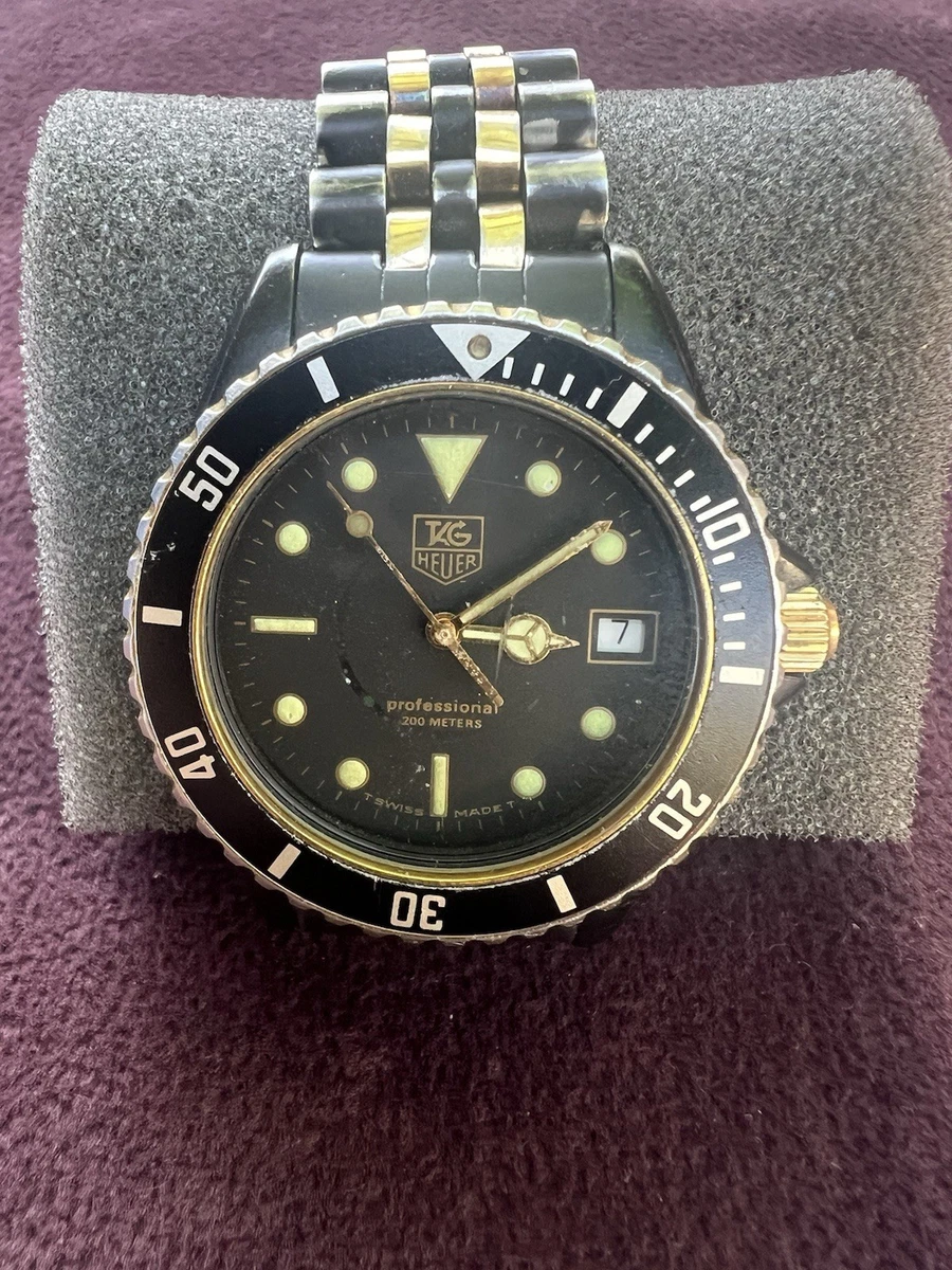 TAG Heuer Stainless Steel 200 m (20 ATM) Water Resistance