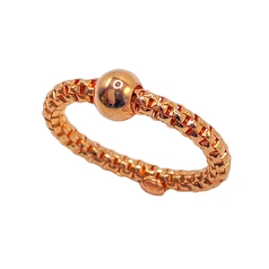 Anello Catena Popcorn mm 3 con Pallina mm 6 in Argento 935 - Imagen 1 de 1