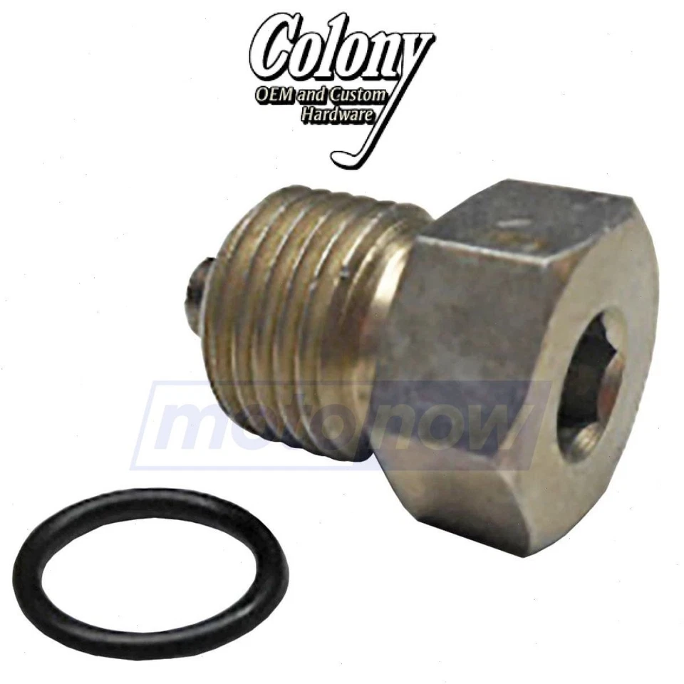 Colony Tank Drain Plug for 2010-2016 Harley Davidson FLSTFB Fat Boy Lo - sx Foto 1 de 4