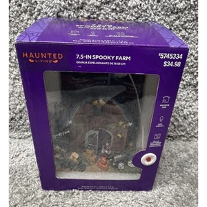 Haunted Living 7,5 Zoll Spooky Farm LED-Leuchten Innenbereich Heimdekoration - Bild 1 von 9