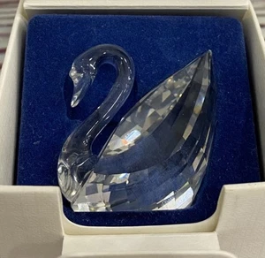 Vintage Swarovski Kristall SCS Schwan Figur & Originalkarton - Bild 1 von 8