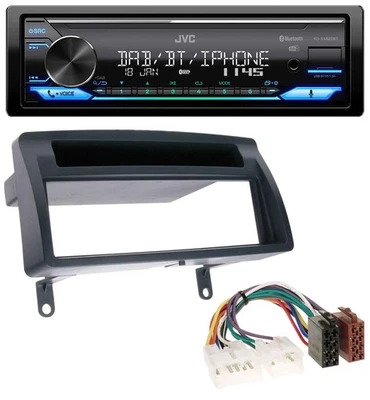 JVC Bluetooth DAB USB MP3 Autoradio für Toyota Corolla E12 2003-2008 dunkelgrau - Bild 1 von 4