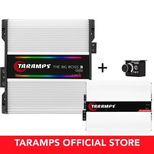 Bajo Taramps The Big Boss 3 0,5 ~ 2 OHMS 3000 vatios + DS 4000X4 2 ohmios + perilla de bajo - Imagen 1 de 8