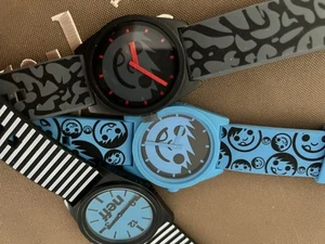 3 -Neff Daily Watch Japanese Automatic Silicone Analog Skate Surf Ski (Lot of 3) - Picture 1 of 7