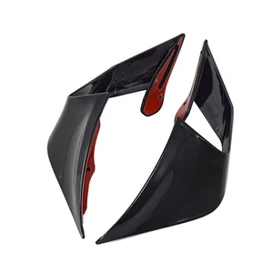 Side Winglets Spoilers Air Deflector Fairing For Yamaha YZF R3 2019-2022 Glossy - Bild 1 von 5
