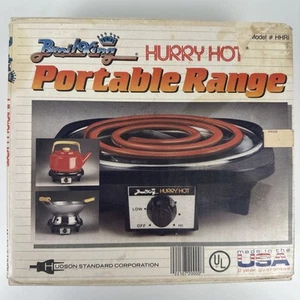 VTG New Broil King Portable Range Burner Hurry Hot Plate Cooktop 120v NOS HHRI - Picture 1 of 6