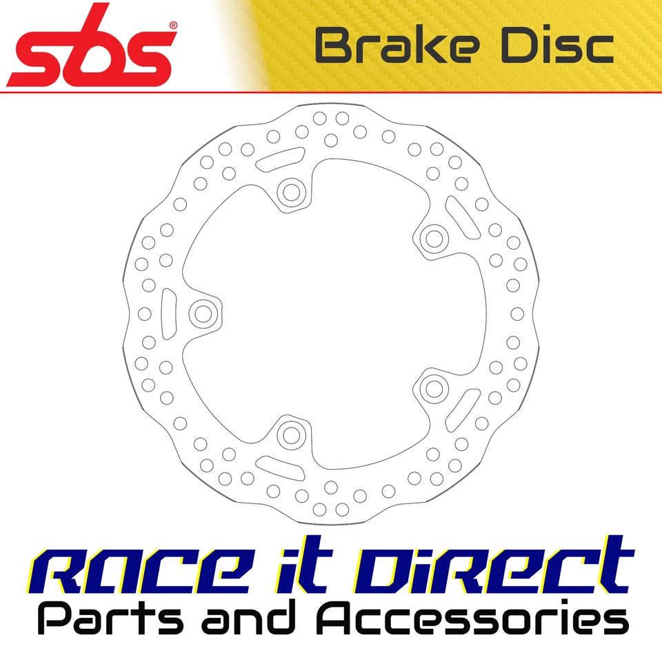 Disco de freno para BMW K 1300 S 2007-2015 actualización trasera SBS Foto 1 de 4