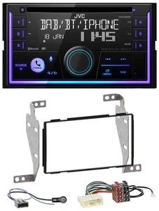 JVC MP3 USB 2DIN DAB Bluetooth CD Autoradio für Nissan Juke (2010-2014) - Bild 1 von 9
