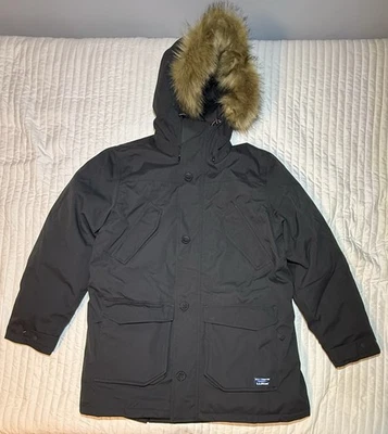 New L.L. Bean Mens XL Black Maine Mountain Parka Down Nylon Jacket NWT 502427 - Image 1 of 4