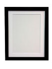 White & Black Large Photo Picture Frames with Black White Ivory Mounts H7