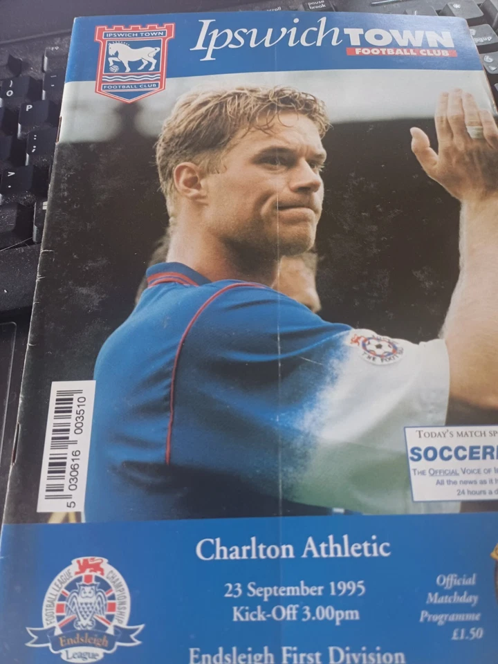 Ipswich Town v Charlton Athletic, 1995-96 - Image 1 of 1