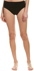 Magicsuit 174241 Womens Shirred Hipster Bikini Bottom Swimwear Black Size 12 - Picture 1 of 3