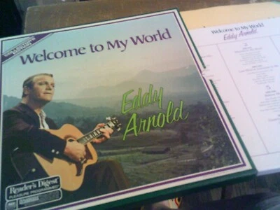 EDDY ARNOLD WELCOME TO MY WORLD 6 RECORD ALBUM BOX SET WITH INSERT BOOKLET - Image 1 of 4