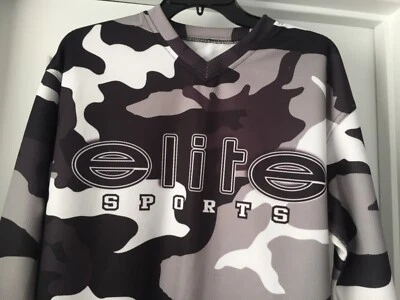 Camisa Pullover Elite Sports Para Hombre Completamente Sublimada LS Talla Grande Dri Fit Camuflada Foto 1 de 4