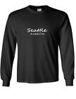 T-Shirt Seattle Washington State Emerald City Pride langärmelig schwarzes T-Shirt