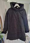 Womans Reggatta Black Padded Coat With Faux Fur To Collar & Sleeves