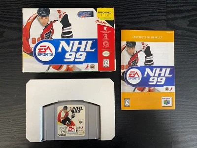 NHL 99 For Nintendo 64 N64 Complete In Box CIB Great Shape PU - Image 1 of 2