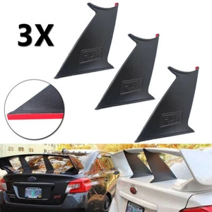 3X Pour Subaru Impreza WRX STi Trunk Spoiler Wing Stiffi Support Stabilizer - Picture 1 of 7