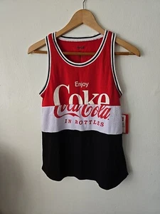 Coca Cola Coke 1886 Women's Tank Top Size SMALL Red White Black - Picture 1 of 5
