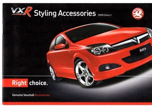 Vauxhall VXR Styling Accessories 2007-2008 UK Market Brochure Corsa Astra Vectra - Picture 1 of 3