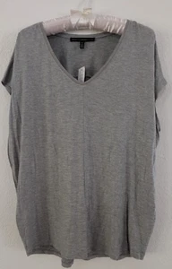 White House Black Market Womens Top Gray, Size M, but could be L - Picture 1 of 18
