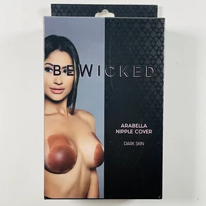 Sexy BE WICKED Arabella dunkle Haut Einheitsgröße selbstklebende Brustwarzenabdeckung - Bild 1 von 4