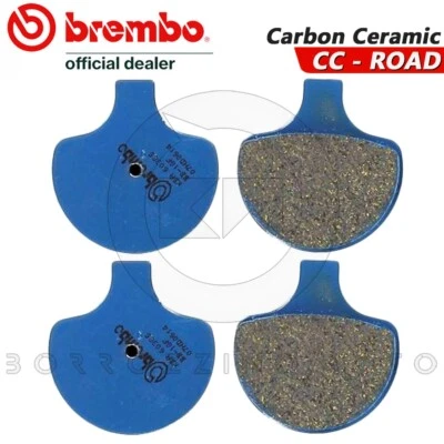 4 FRONT BRAKE PADS BREMBO HARLEY DAVIDSON FLHTC ELECTRA GLIDE 1340 1995 - Image 1 of 3
