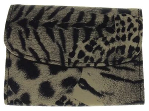 Portatarjetas de crédito Isabellas Journey estampado animal negro blanco leopardo guepardo - Imagen 1 de 5