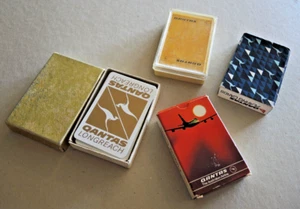 4 BOXES QANTAS PLAYING CARDS FULL SETS UNUSED / LIGHTLY USED 2 OLD LOGO #3 - Picture 1 of 2