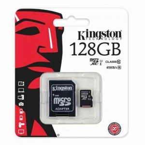 Kingston Micro SDHC Memory Card with Adaptor for Phone Dash Cam Drone Camera - Picture 1 of 6