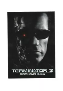 2003 TERMINATOR 3 RISE of the MACHINES P1 PROMO CARD COMIC IMAGES FREE SHIPPING - Picture 1 of 2