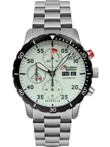 Zeppelin 7218M-5 Eurofighter Typhoon Automatik Limited Herrenuhr 43mm 10ATM - Bild 1 von 2