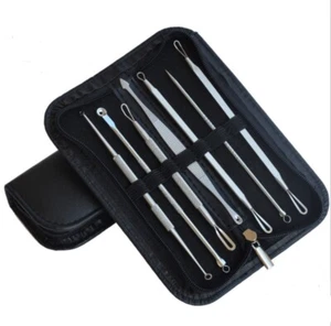 7‑Piece Blackhead Remover Tool Kit – Stainless Steel Comedone Extractor Set - Picture 1 of 10