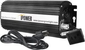 iPower 400W 600W 1000W Digital Dimmable Electronic Ballast for HPS MH Grow Light - Picture 1 of 18
