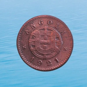 ANGOLA PORTOGHESE CENTAVO 1921 KM 60 #444# - Foto 1 di 2