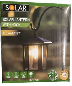 LED Solarlaterne & Akku Automatik GartenLaterne Solarglas Lampe AußenBeleuchtung - Bild 1 von 6